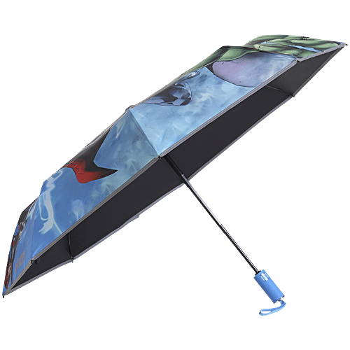 Citizen 3 Fold The Avengers Umbrella for Kids, 1 pc Auto Open & Close, Safety Lock