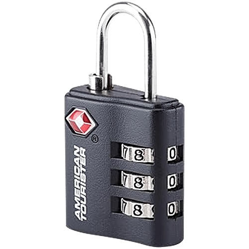 American Tourister 3 Dial TSA Combination Lock - Black, 1 pc