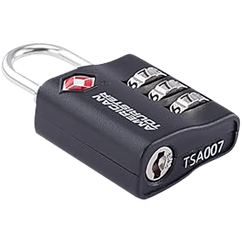 American Tourister 3 Dial TSA Combination Lock - Black, 1 pc