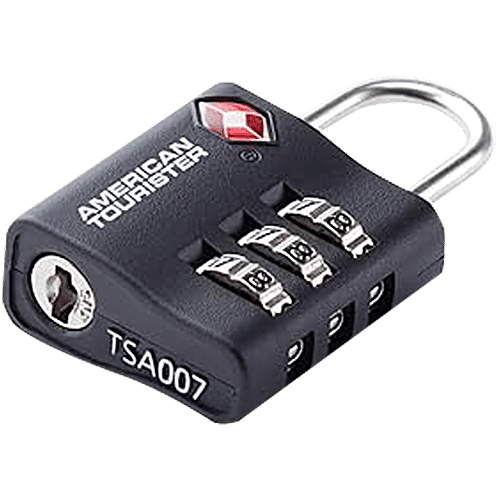 American Tourister 3 Dial TSA Combination Lock - Black, 1 pc
