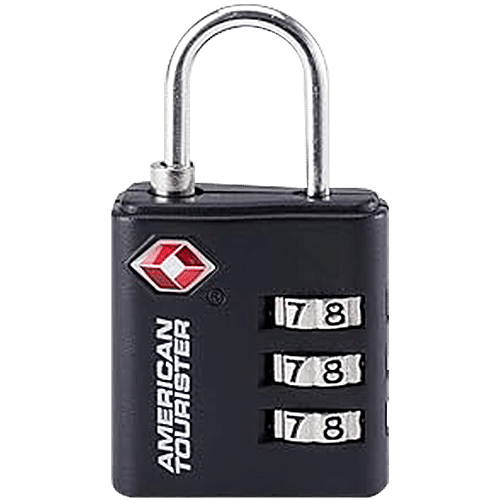 American Tourister 3 Dial TSA Combination Lock - Black, 1 pc