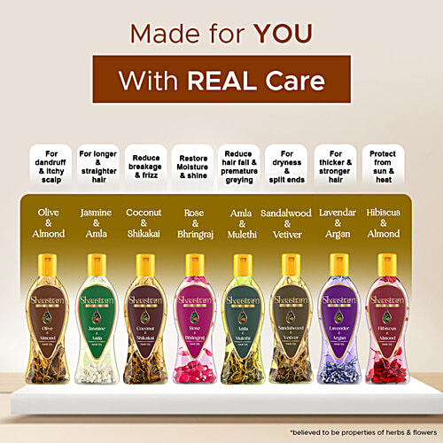 Shaastram Olive & Almond Hair Oil, 180 ml  