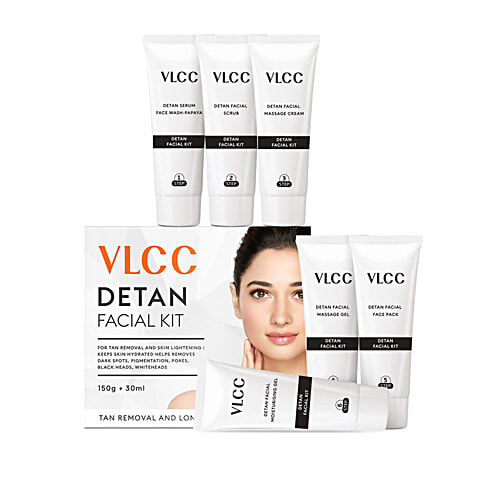 VLCC Detan Facial Kit, 150 g + 30 ml
