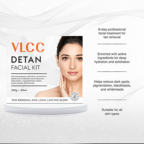 VLCC Detan Facial Kit, 150 g + 30 ml