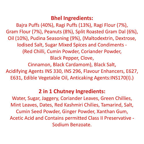 Millets & More Pudina Millet Bhel, 65 g Tub 