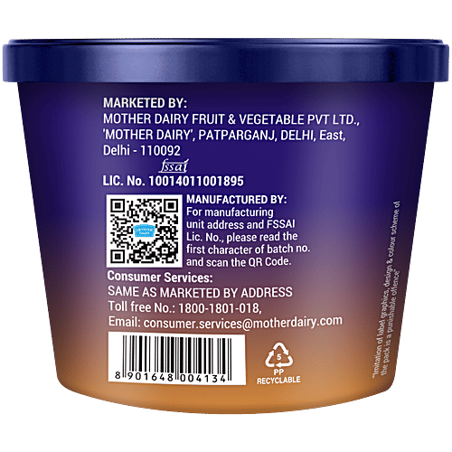 Mother Dairy Premium Coffee Walnut Ice Cream, 500 ml