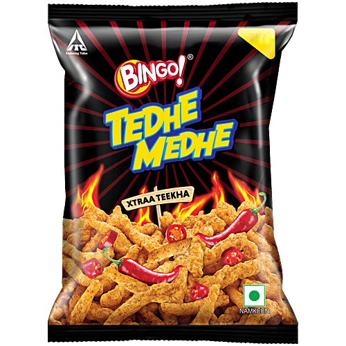 Bingo! Tedhe Medhe Xtraa Teekha, 75 g  