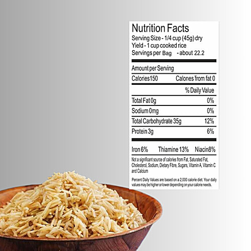 India Salaam Brown Basmati Rice, 5 kg Pouch 