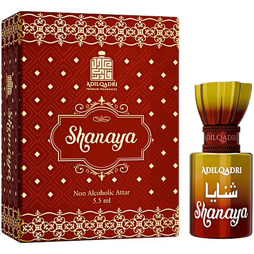 Adilqadri Shanaya Non-Alcoholic Attar - Arabic & French Blend, Unisex, 5.5 ml