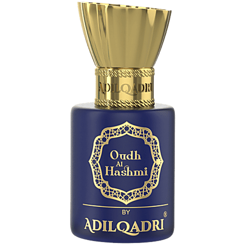 Adilqadri Oudh Al Hashmi Non-Alcoholic Attar, 5.5 ml Sweet Arabic, Roll-on Fragrance