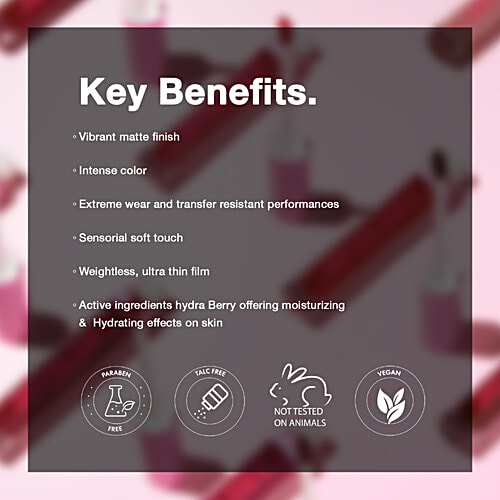 Joyology Color Delight Lip Fluid, 3.5 ml Red Report L404 