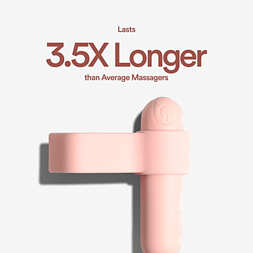 Bold Care Sparkle Pocket-sized Bullet Personal Massager For Her - 3 Intensities, Peach, 1 Unit  