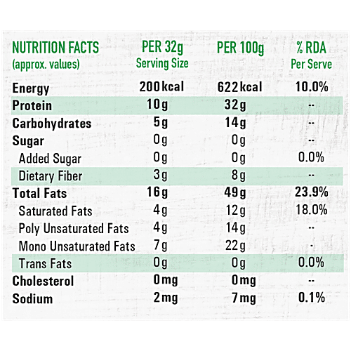 Myfitness Natural Unsweetened Peanut Butter Crunchy, 510 g  