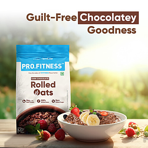 Pro.Fitness Dark Chocolate Rolled Oats, 375 g  