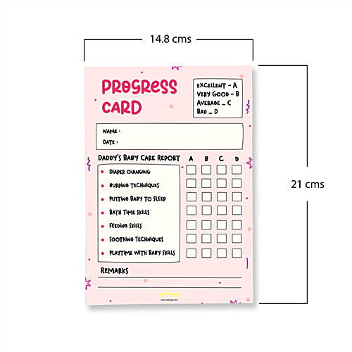 Oye Happy Report Card For New Dads, 1 pc