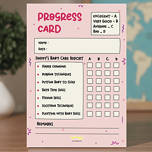 Oye Happy Report Card For New Dads, 1 pc