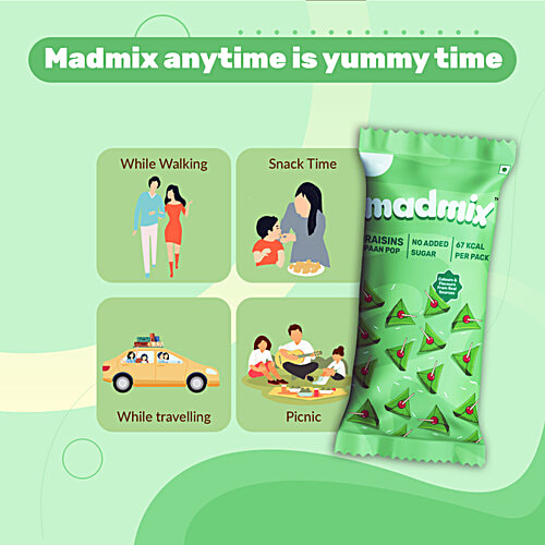 Madmix Paan Flavoured Raisins, 15 g