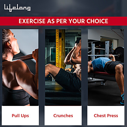 Lifelong LLRP01 Rubber Weight Plates - 30 mm Diameter, 2 pcs (2.5 kg each)