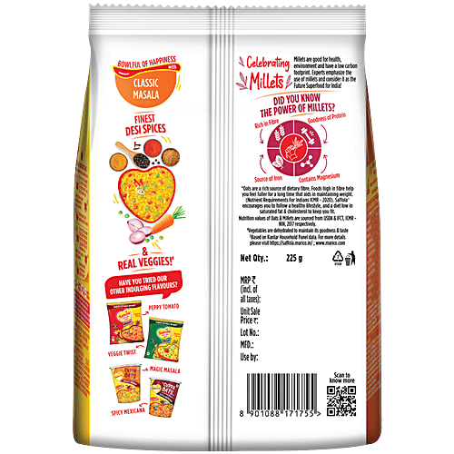 Saffola Classic Masala Oats, 225 g  