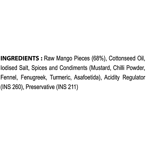 Nilon's Assal Marathi Mango Pickle, 500 g Pet Bottle 