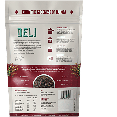 Deli Quinoa Red Quinoa, 500 g  