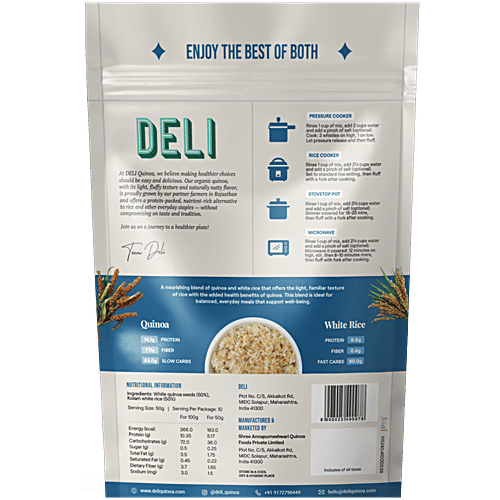 Deli Quinoa Quinoa & White Rice, 500 g