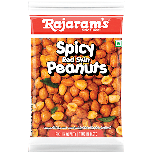 Rajaram's Spicy Red Skin Peanuts, 75 g