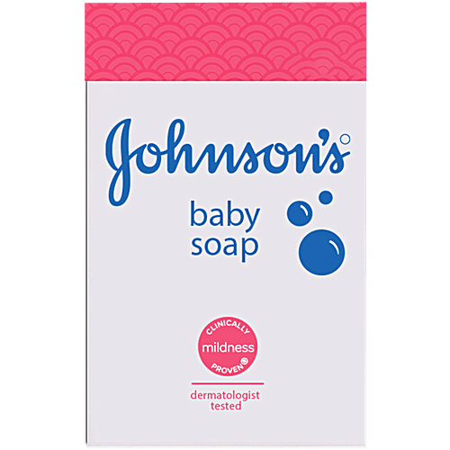 Johnson's baby Baby Soap, 225 g (3x75g) Gently Cleanses 99.9% Germs With Naturally Derived Glycerin, No Added Parabens, No Sulphates & Phthalates