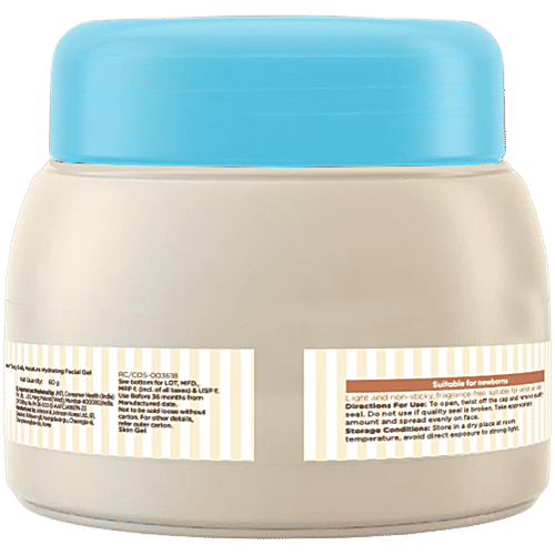 Aveeno Baby Daily Moisture Hydrating Facial Gel, 60 g 24 Hour Hydration, Ultra Light, Non Sticky, Formula Gentle, Non irritating