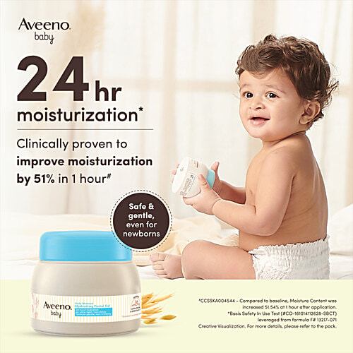Aveeno Baby Daily Moisture Hydrating Facial Gel, 60 g 24 Hour Hydration, Ultra Light, Non Sticky, Formula Gentle, Non irritating