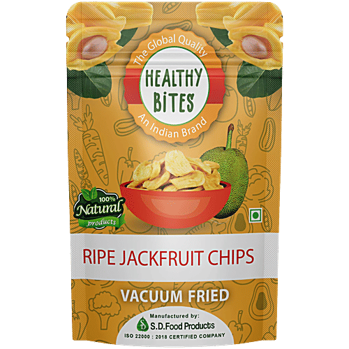 Healthy Bites Vacuum Fried Ripe Jackfruit Chips, 45 g