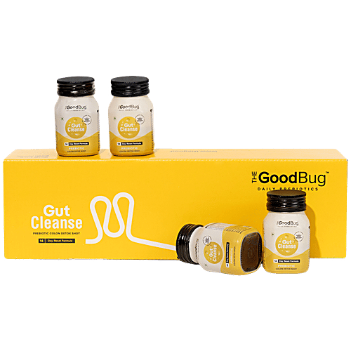 The Good Bug Gut Cleanse Daily Probiotic Colon Detox Shot, 980 ml (14 x 70 ml) Prepare your Gut Microbiome, Detox & Reset your Gut in just 2 Weeks