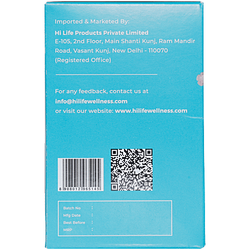 Hi Life Flow Easy Organic Sanitary Pads, 8 pcs With Honeycomb Leak Lock