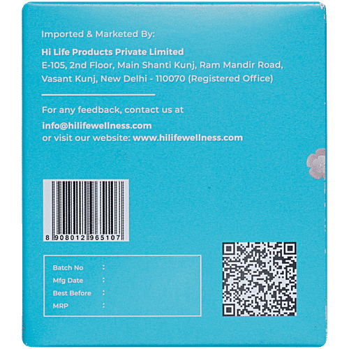 Hi Life Flow Easy Organic Panty Liners With Wings, 50 pcs  