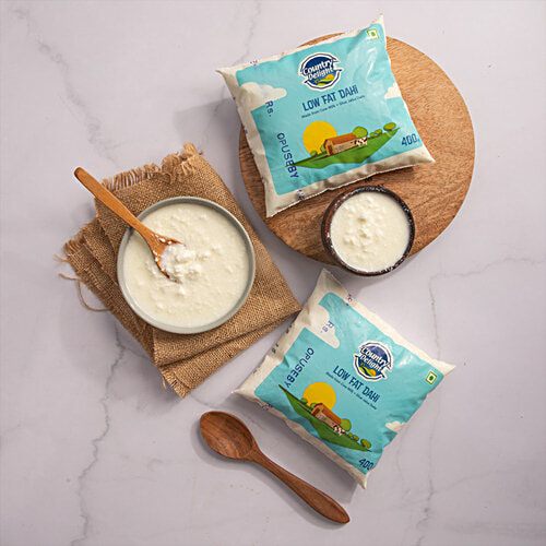 Country Delight Low Fat Dahi, 400 g  