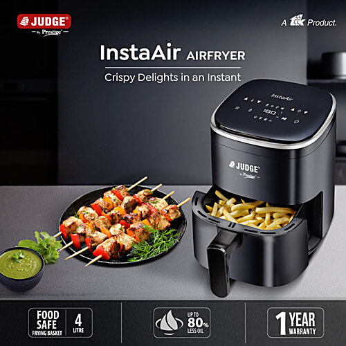 Judge by Prestige InstaAir Digital Air Fryer - 4 L, Black, 1 Unit