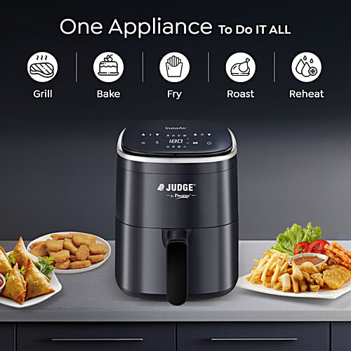 Judge by Prestige InstaAir Digital Air Fryer - 4 L, Black, 1 Unit