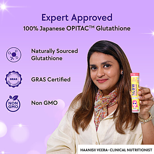 Chicnutrix Glow Glutathione Strawberry & Lemon Flavour Effervescent Tablets, 10 pcs  Vit C