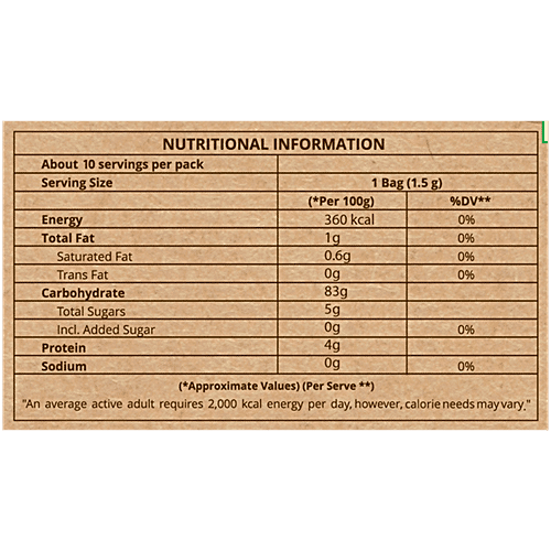 herbea Lekhana Triphala & Ginger Agilitea, 15 g (10 Bags x1.5 g each)