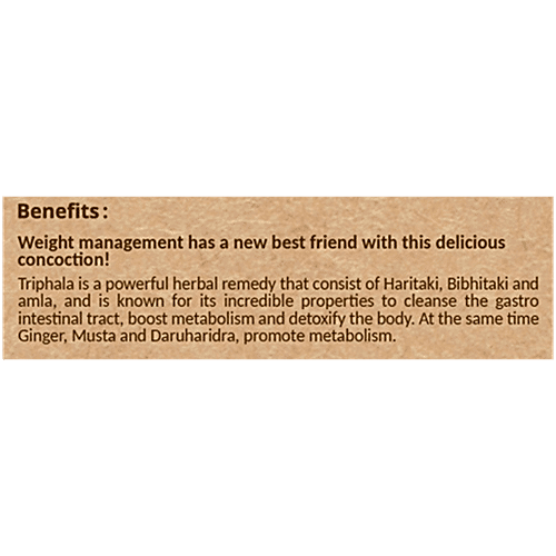 herbea Lekhana Triphala & Ginger Agilitea, 15 g (10 Bags x1.5 g each)