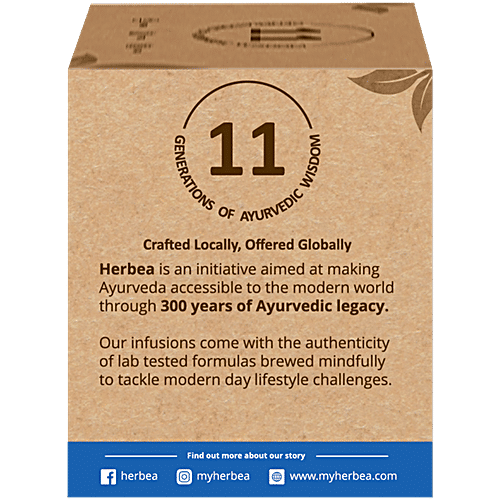 herbea Lekhana Triphala & Ginger Agilitea, 15 g (10 Bags x1.5 g each)