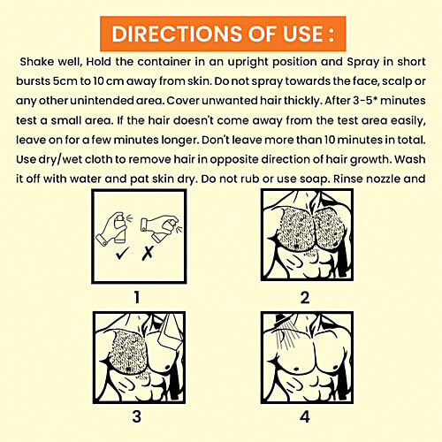 Cupid Hair Removal Spray, 200 ml