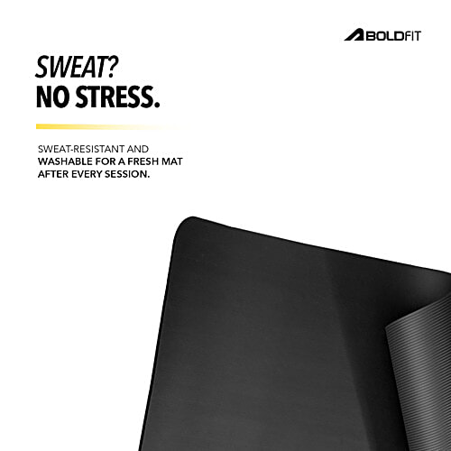 Boldfit Extra Thick Anti-Slip NBR Yoga Mat With Strap For Workout & Fitness - Unisex, 1 pc