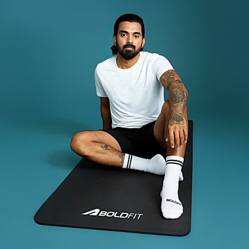 Boldfit Extra Thick Anti-Slip NBR Yoga Mat With Strap For Workout & Fitness - Unisex, 1 pc