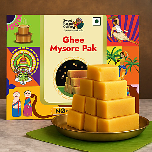 Sweet Karam Coffee Ghee Mysore Pak, 100 g No Maida