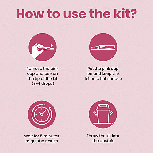 Azah Rapid Pregnancy Detection Test Kit, 3 pcs  One Step Pregnancy Test