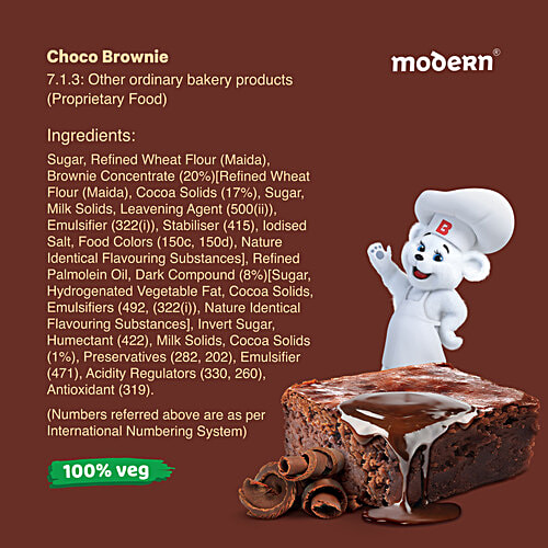 MODERN  Choco Delight Brownie, 120 g (3 x 40 g) 