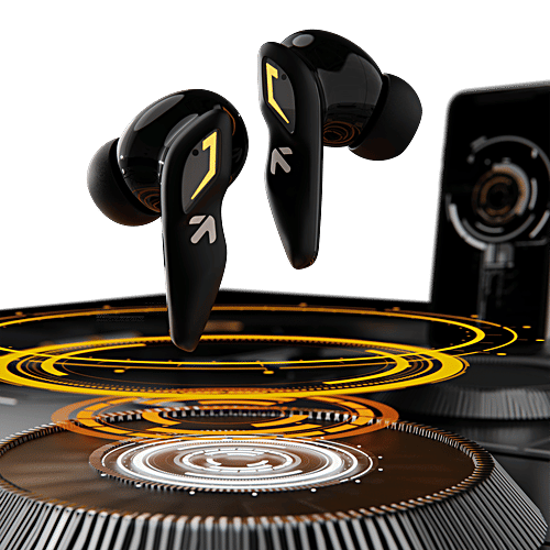 GOBOULT GOBOULT Ember TWS Earbuds with Environmental Noise Cancellation (IPX5 Water Resistant, Lightning GOBOULT Fast Charging, Black), 1 Unit  