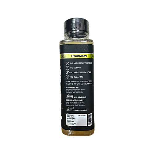 Drinque Green Apple Glint Iso Protein Water With 7 g Fibre & No Sugar, 500 ml Ready To Drink, Gluten Free, 11 g Protein