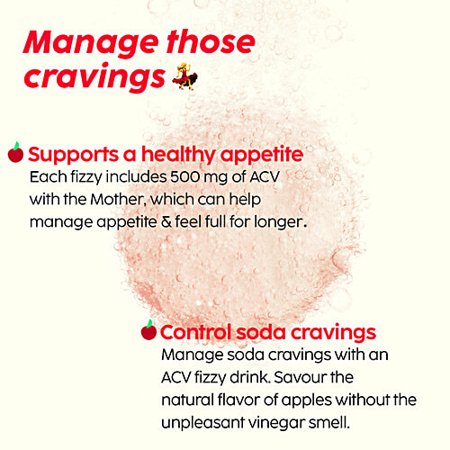 Plix Lemon Masala Flavour Apple Cider Vinegar With The Mother Effervescent Tablets, 15 pcs  For Adults